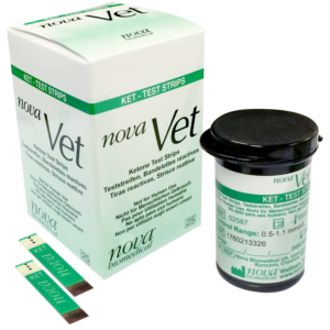 Nova Vet Ketone Test Strips - 25 Per Vial - #52587